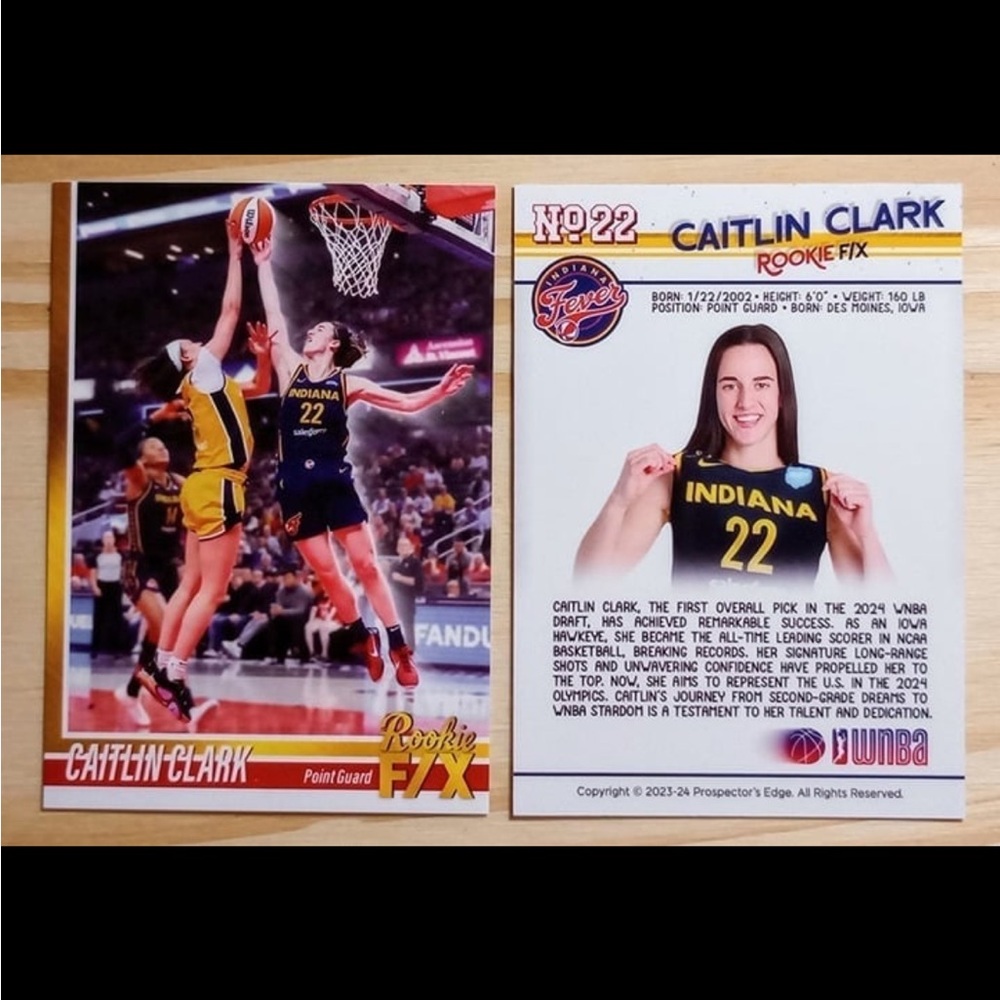 Sellers lot of 5 Caitlin Clark Indiana Cards! (All 5 the same) (#5)